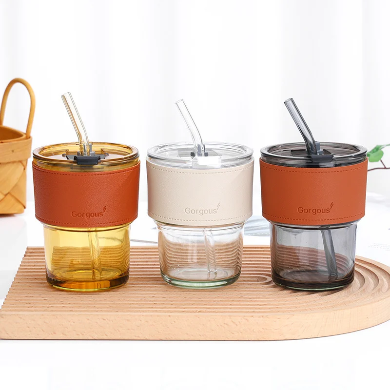Bamboo Cup, Straw Cup, Juice Drink, Coffee Cup, Event Promotion Gift Cup, Glass Water Cup