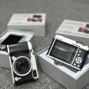 M9 Retro Digital Camera 48MP 1080P HD Vlogging Camera with 180° Rotate IPS Flip Screen