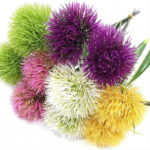 Artificial Flower Plant Single Ball Chrysanthemum
