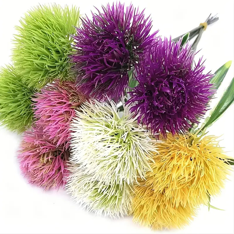Artificial Flower Plant Single Ball Chrysanthemum