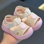 Toddler Shoes 2026 New Model for Young Children, Closed-Toe Girls' Sandals, Non-Slip Summer Baby Shoes, Cross-Border Shipping