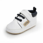 Soft Sole Baby Boy Shoes - Baby boy toddler shoes for 0-1 years old soft bottom non-slip 6-12 months baby Velcro non-slip anti-kick toddler shoes