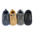 Soft Sole High-Top Baby Shoes (0-1 Year) – Non-Slip Casual Toddler Booties for Infant Boys